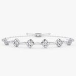 Bransoletka z brylantami od Venetia Jewels, elegancka biżuteria z diamentami w srebrnej oprawie