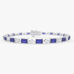 Bransoletka z szafirem i brylantami od Venetia Jewels, elegancka biżuteria na specjalne okazje