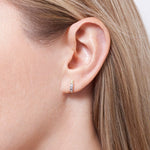 Eleganckie Kolczyki Sztyfty z Brylantami w złotej oprawie, idealne na wyjątkowe okazje