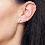 Kolczyki w kształcie łezki z Brylantami, eleganckie i wyszukane, idealne na specjalne okazje