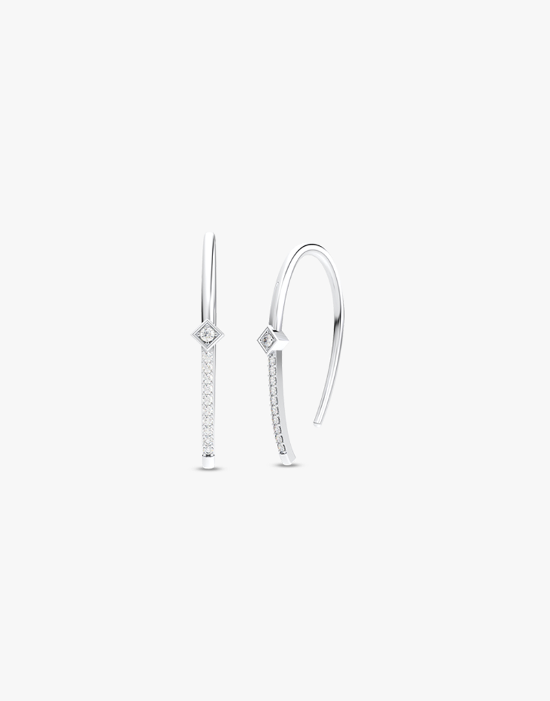 Kolczyki z brylantami złote od Venetia Jewels w eleganckim wzornictwie, idealne na specjalne okazje