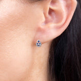 Kolczyki z szafirami w kształcie łzy od Venetia Jewels, elegancki akcent dla każdej stylizacji