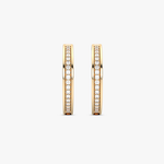 Kolczyki złote z brylantami od Venetia Jewels, elegancki dodatek do każdej stylizacji