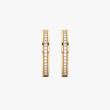 Kolczyki złote z brylantami od Venetia Jewels, elegancki dodatek do każdej stylizacji