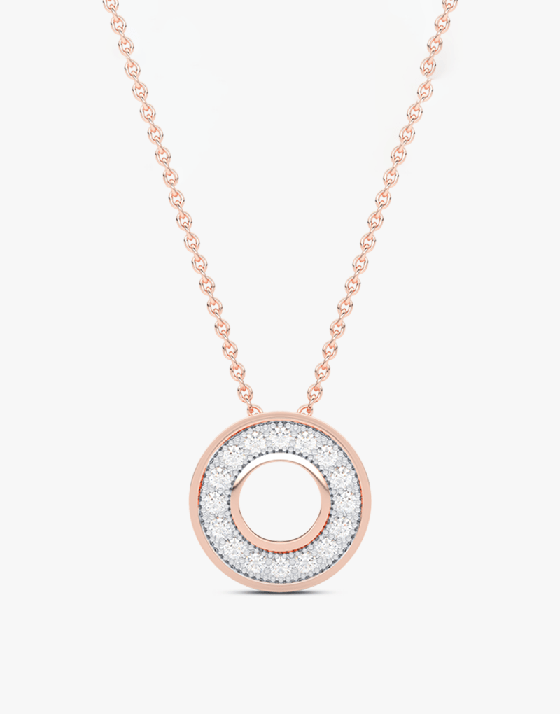 Złoty wisiorek z brylantami od Venetia Jewels, elegancka biżuteria na każdą okazję