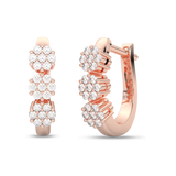 Kolczyki  Potrójnym Brylantem