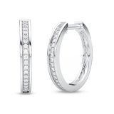 Krągłe Kolczyki z Brylantami