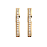 Krągłe Kolczyki z Brylantami