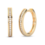 Krągłe Kolczyki z Brylantami