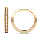 Krągłe Kolczyki z Brylantami