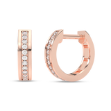 Kształtne Kolczyki z Brylantami