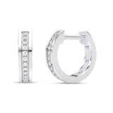 Kształtne Kolczyki z Brylantami