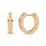 Kształtne Kolczyki z Brylantami