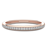 Obrączka z brylantami 14K - Venetia Jewels