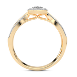 Złoty Pierścionek z Brylantami