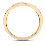 Kręcony Pierścionek z Brylantami
