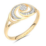 Wirujący Pierścionek z Brylantami