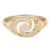 Wirujący Pierścionek z Brylantami