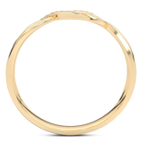 Spleciony pierścionek z brylantami - Venetia Jewels