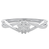 Falujący Pierścionek z Brylantami