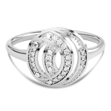 Pierścionek z Brylantowymi Obręczami