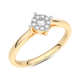 Klasyczny Pierścionek z Brylantami