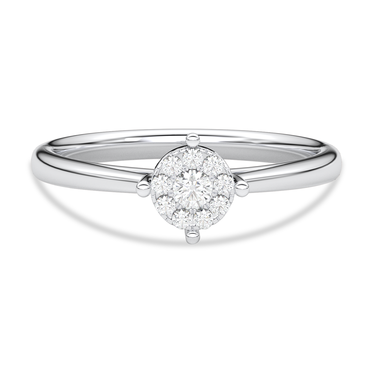 Klasyczny Pierścionek z Brylantami