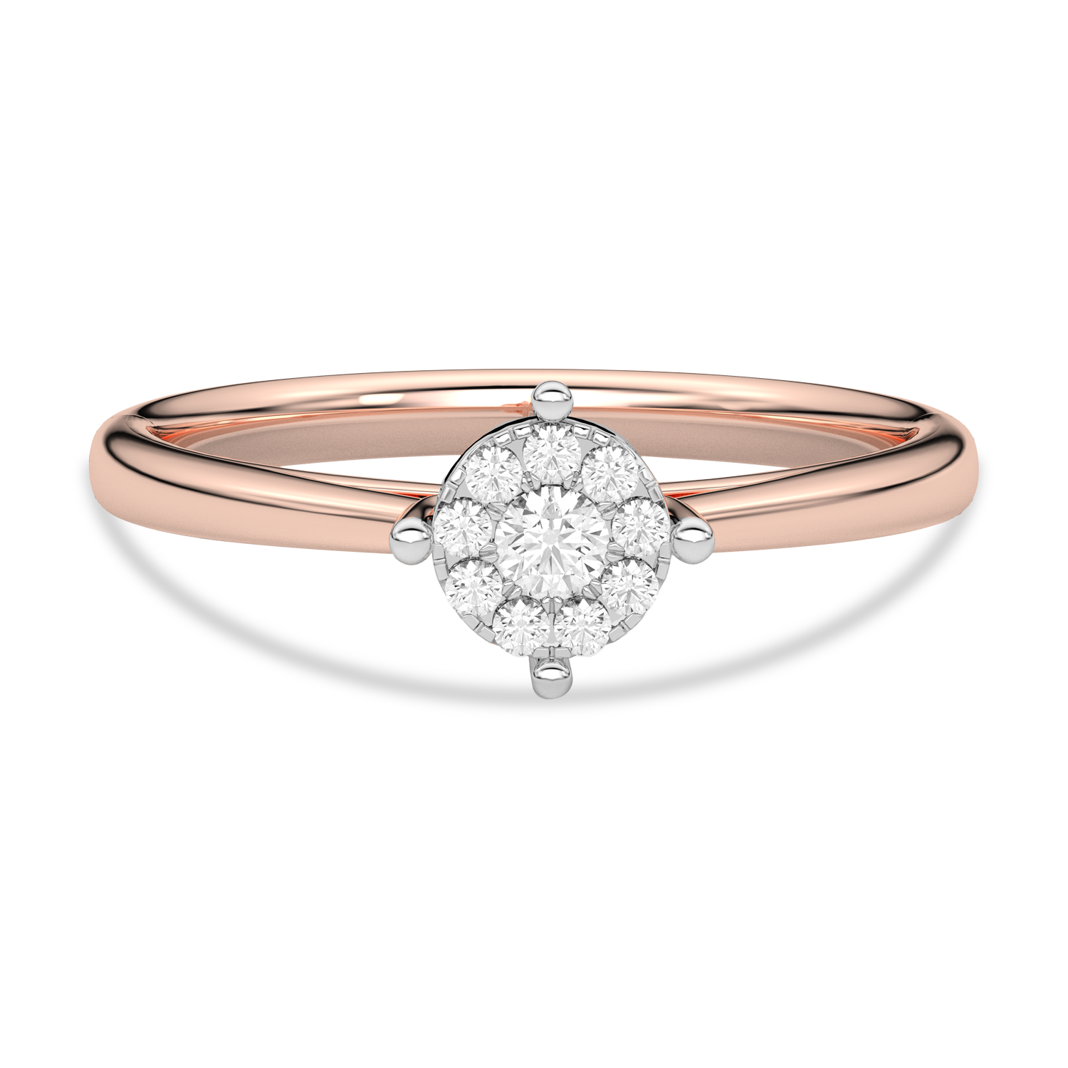 Klasyczny Pierścionek z Brylantami