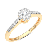 Złoty Pierścionek z Brylantami