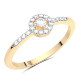 Klasyczny Pierścionek z Brylantami