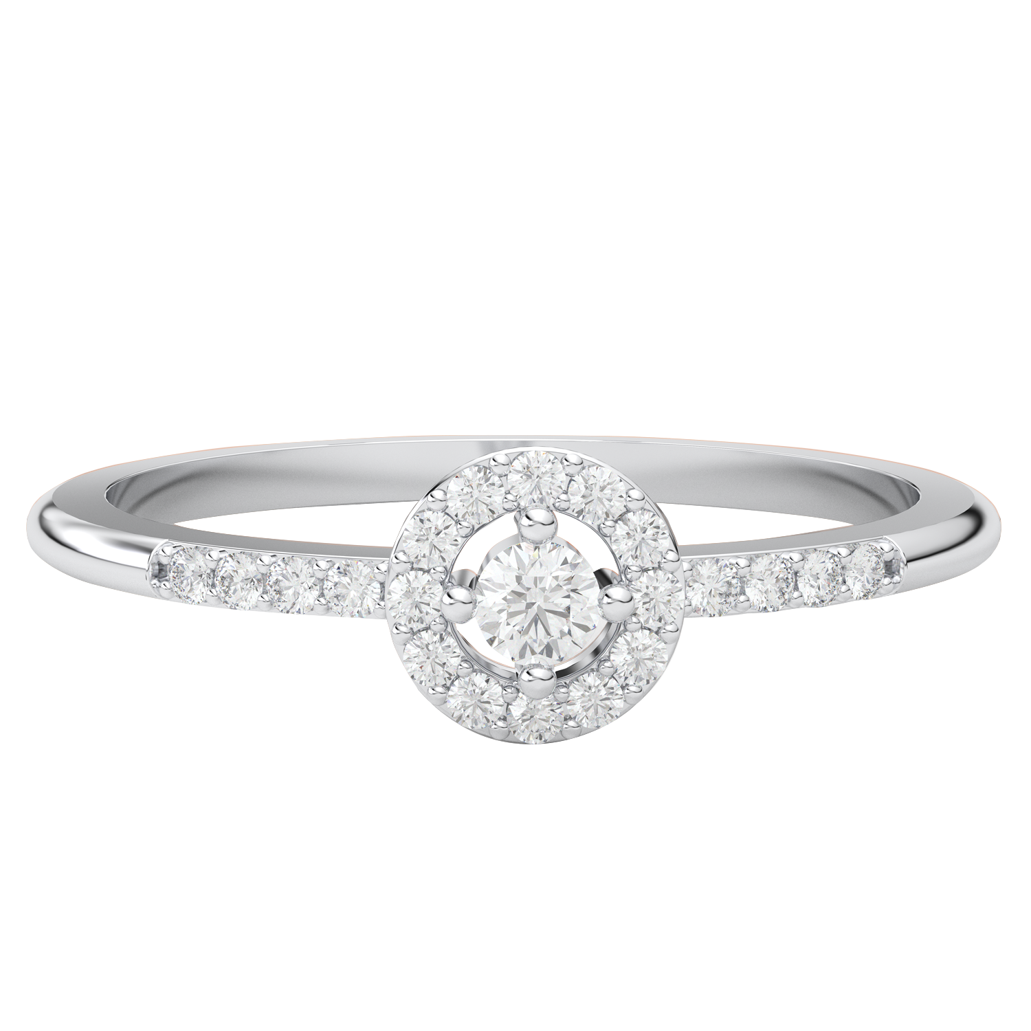 Classic Ring with Diamonds
