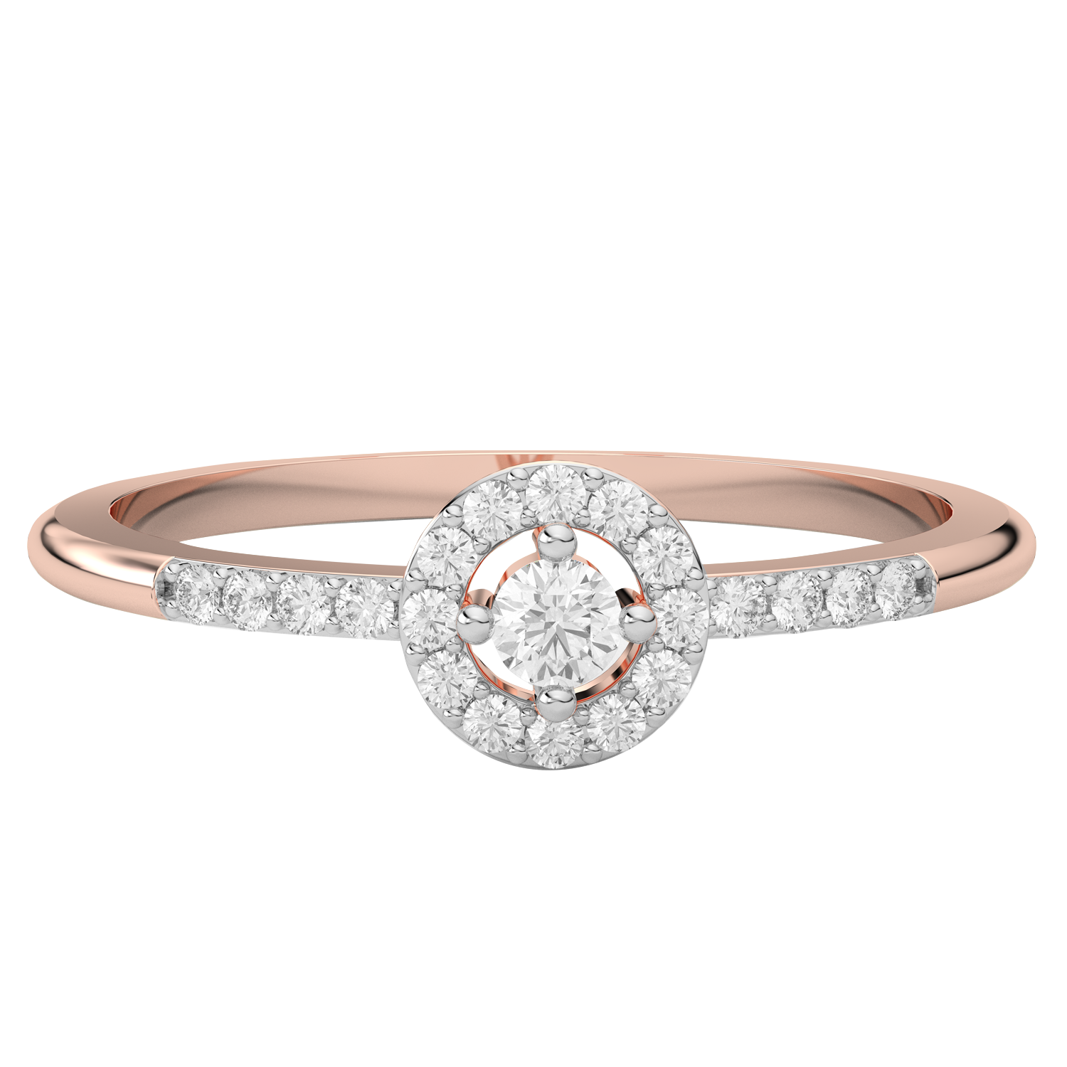 Classic Ring with Diamonds