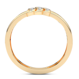 Falujący Pierścionek z Brylantami