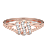 Falujący Pierścionek z Brylantami