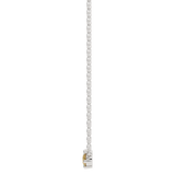 Gold necklace with mint garnets, spessartites and diamonds