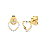 Klasyczne Kolczyki Serca Sztyfty