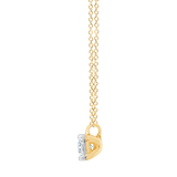 Złota zawieszka z pojedynczym brylantem w klasycznej oprawie