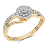 Złoty Pierścionek z Brylantami