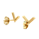 Brylantowe Kolczyki w Kształcie V