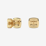 Kolczyki Lśniący Kwadrat - Venetia Jewels - 14K złoto z brylantami