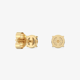 Kolczyki Lśniące Koło - Venetia Jewels - 14K złoto z brylantami