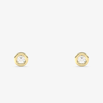 Klasyczne Brylantowe Kolczyki Sztyfty - Venetia Jewels - 14K złoto z brylantami