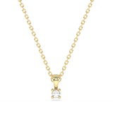 Klasický diamantový přívěsek solitaire