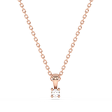 Klasický diamantový přívěsek solitaire