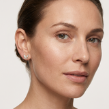 Butterfly-Shaped Gold Earrings with Diamonds