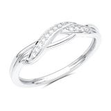 Curved Diamond Ring - Venetia Jewels