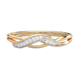 Curved Diamond Ring - Venetia Jewels