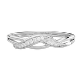 Curved Diamond Ring - Venetia Jewels