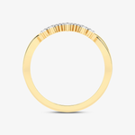Złoty pierścionek designerski z brylantami - Venetia Jewels - 14K złoto z brylantami