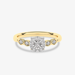 Złoty pierścionek z brylantami - Star - Venetia Jewels - 14K złoto z brylantami